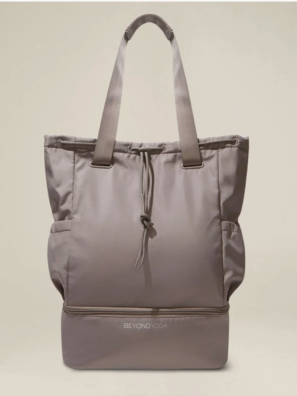 NEW BEYOND YOGA Convertible Gym Bag Tote Bag Backpack in Birch Color